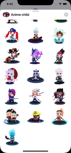 Anime super her Chibi Stickers(圖3)-速報App