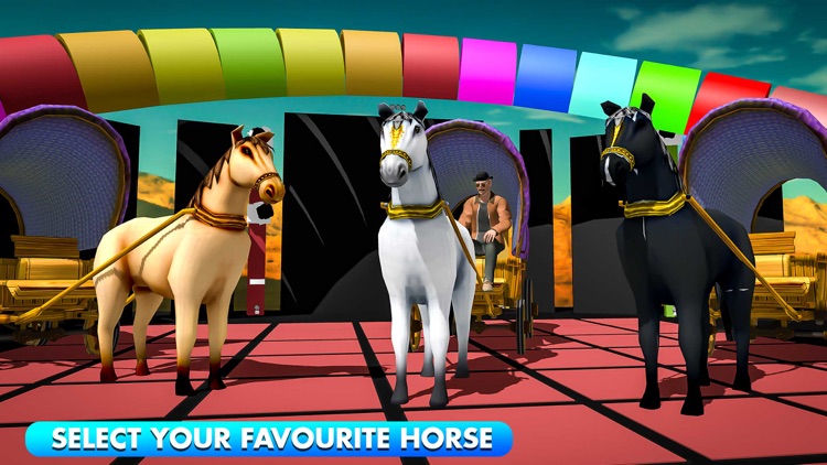 Ultimate Horse Cart Stunt Race screenshot-3