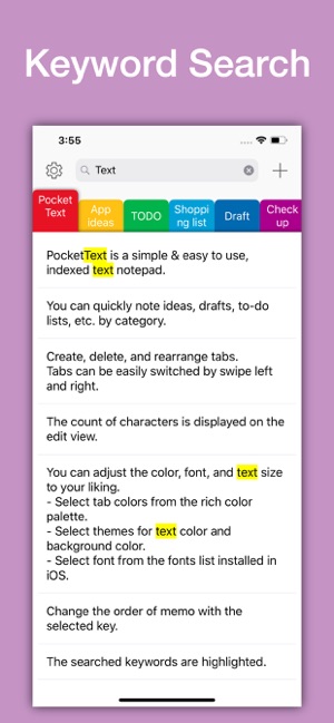 PocketText - Indexed Text Memo(圖5)-速報App