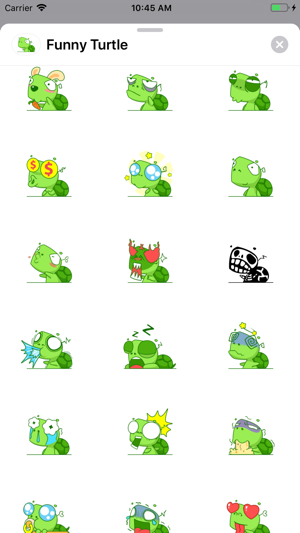 Funny Turtle Animated Stickers(圖2)-速報App