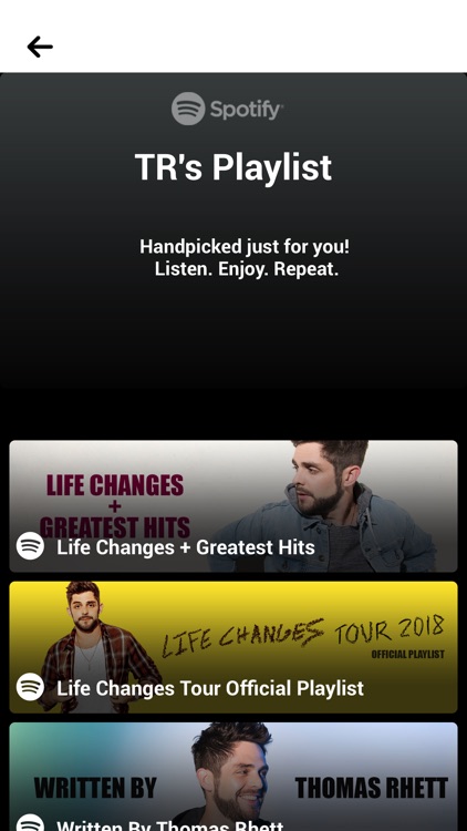 Thomas Rhett's: Home Team App