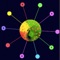 Twisty Arrow Ball is simple fun games, Tap your screen to shoot dots at the cricle wheel but don't touch the other dots
