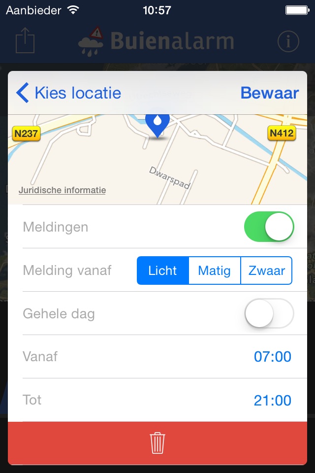 Buienalarm screenshot 3