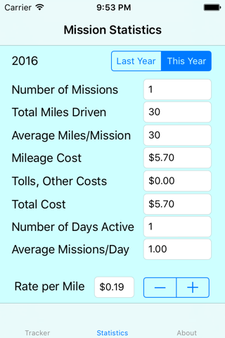 Charitable Driving Record screenshot 2