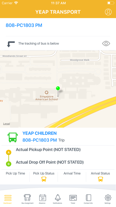 Yeap Transport Parent App screenshot 2