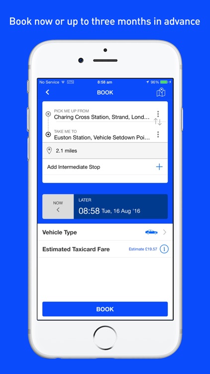 Taxicard Booking App screenshot-3