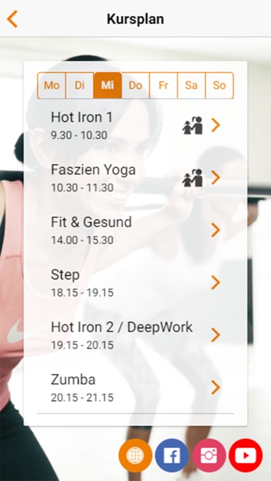 i2 Fitness App screenshot 3