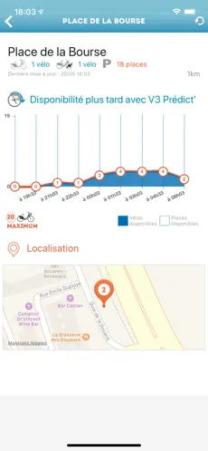 Screenshot 3 V3, le vélo libre service TBM iphone