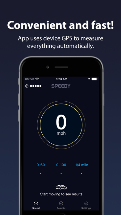 Speedy - Speedometer Screenshot 1