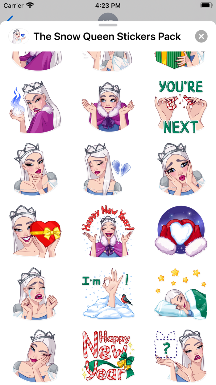 The Snow Queen Stickers