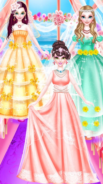 Wedding Dress-Girl Makeup Game screenshot-3