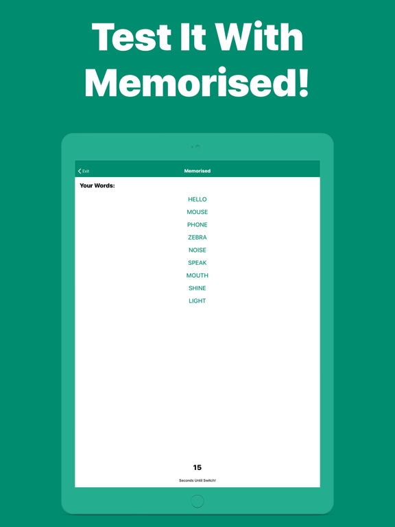 Memorised - Word Memory Game screenshot 6