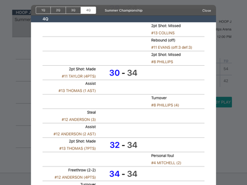 HOOP J for Basketball Scores - náhled