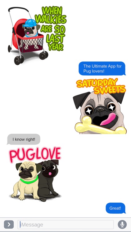 Pug Dog Emoji Stickers screenshot-3