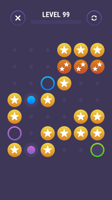 screenshot of Circlez puzzle 4