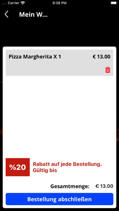 Pizza Valentinos Linz screenshot 3