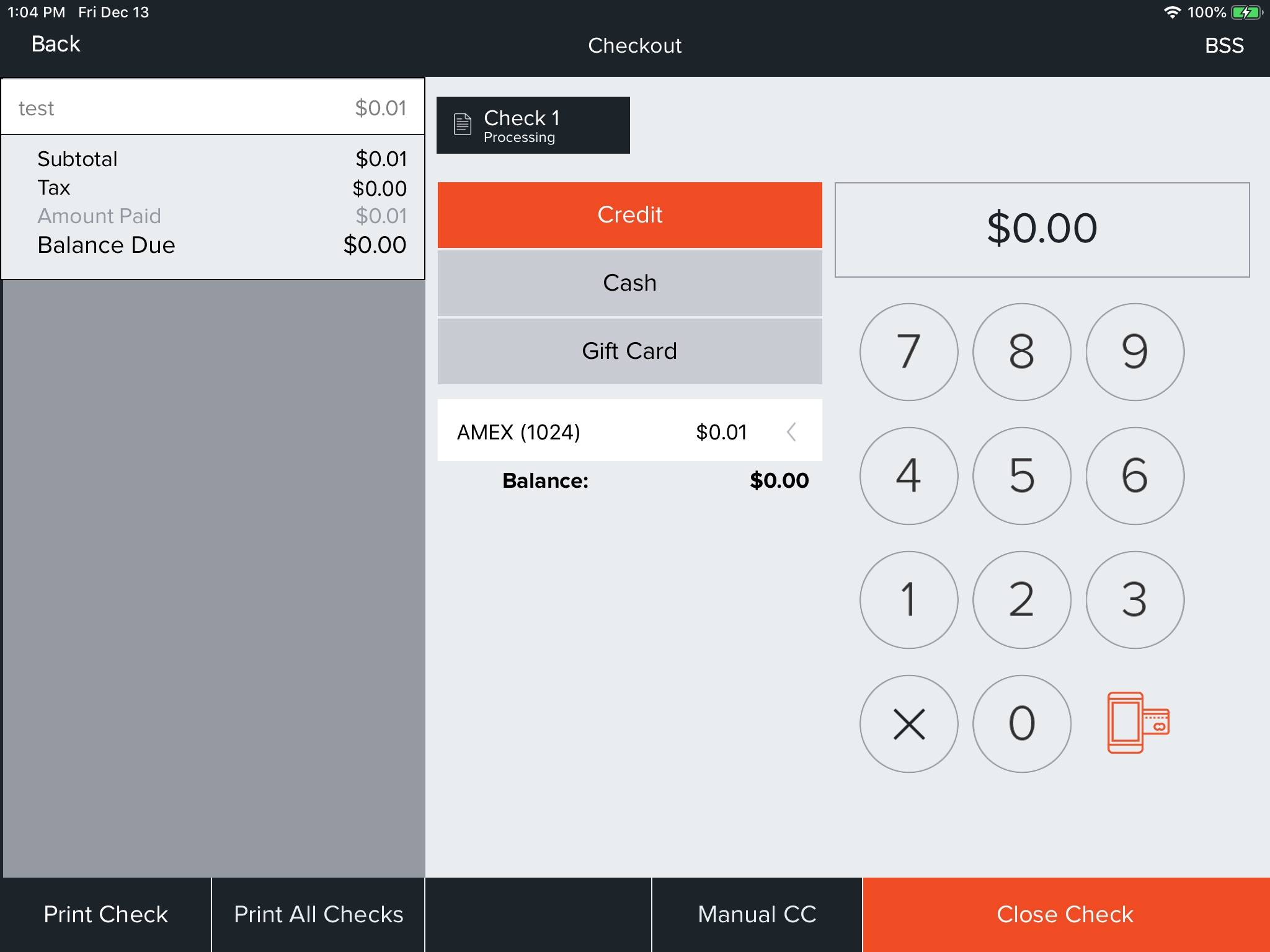 Brigade POS screenshot 3