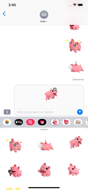 Piggy Bang Cutest Sticker Pack(圖3)-速報App