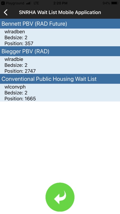 SNRHA Wait List screenshot-3