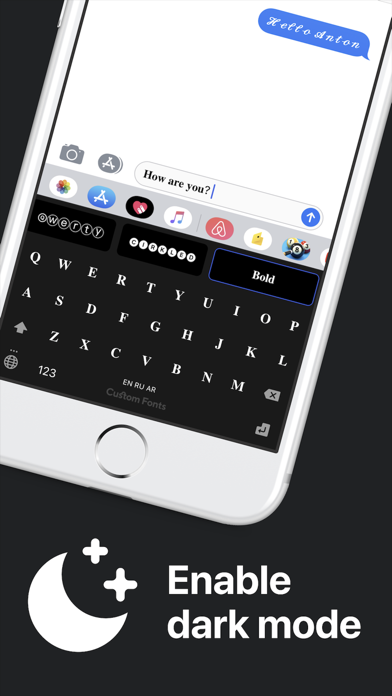 Custom Fonts - Cool Keyboard Screenshot 3