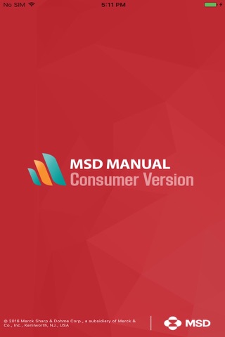 MSD Manual Consumer - náhled