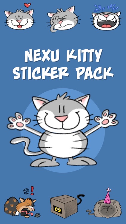 Nexu Kitty Sticker Pack