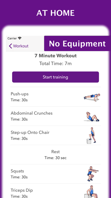 Home workout - muscle builder screenshot 4