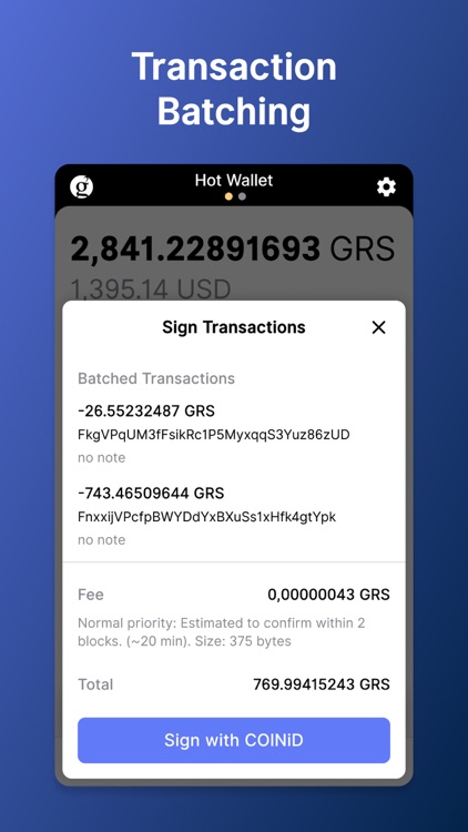 GRS Wallet for COINiD screenshot-4