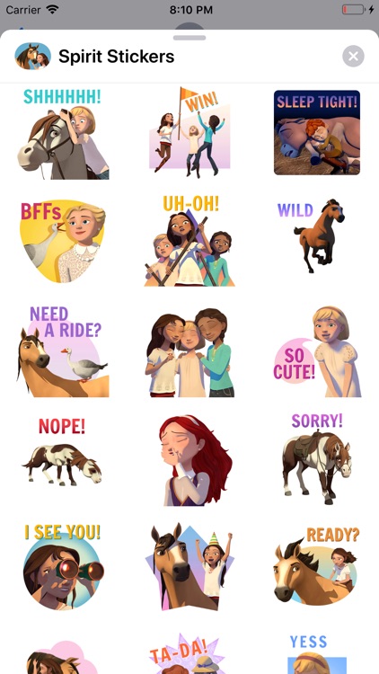 Spirit Riding Free Stickers screenshot-3