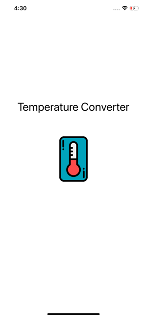 Temperature converter app