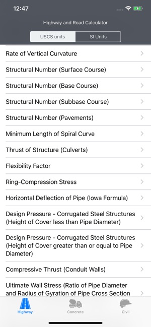 Highways & Roadwork Calculator(圖3)-速報App