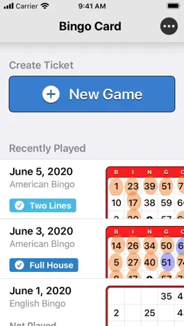 Game screenshot Bingo Card - Ticket Generator mod apk