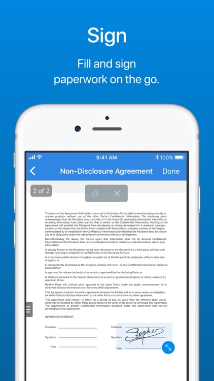 SignEasy - Sign and Fill Docs screenshot-0