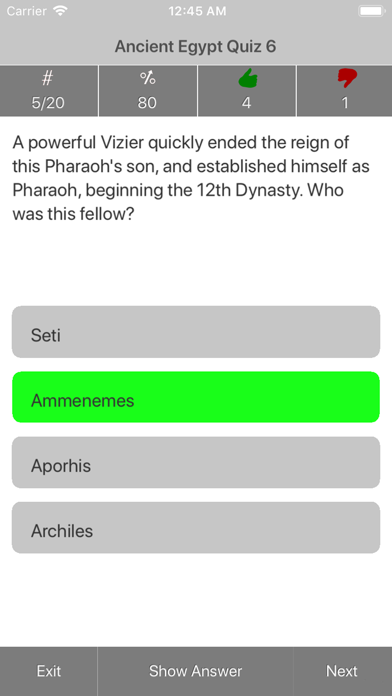 Ancient Egypt Quizzes screenshot 3