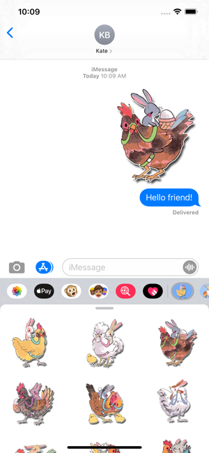 Chicken Bunny Stickers(圖1)-速報App