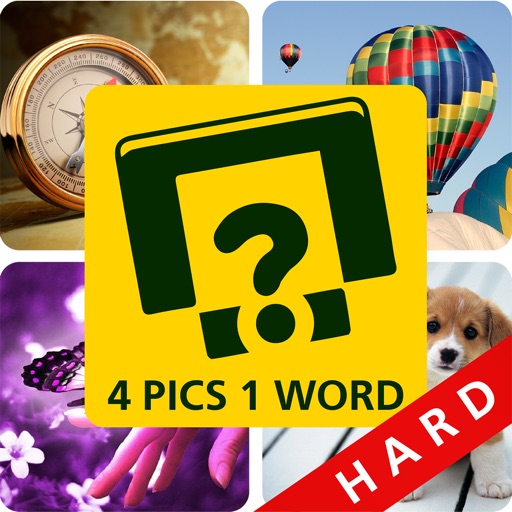Four Pics One Word Hard iOS App