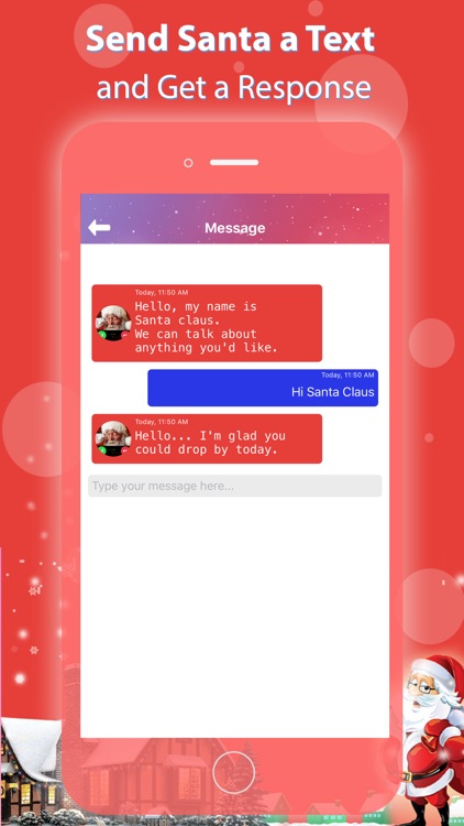 Call Santa and Chat Text screenshot-5