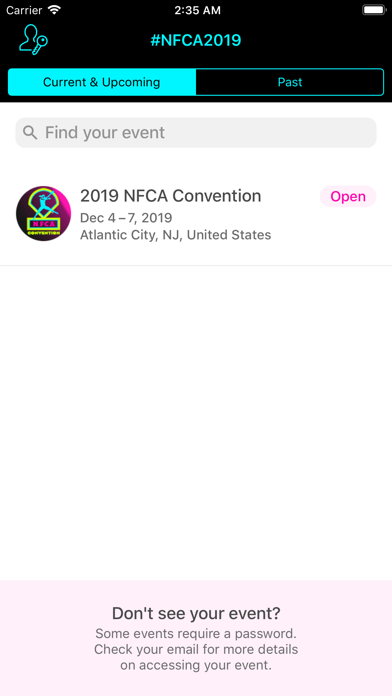 NFCA Convention screenshot 2