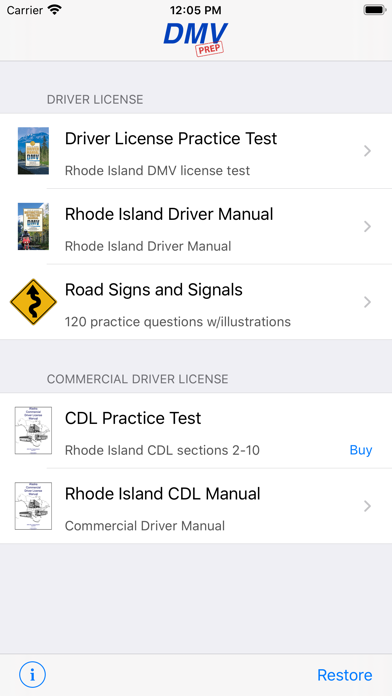 How to cancel & delete Rhode Island DMV Test Prep from iphone & ipad 1