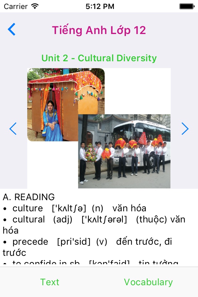 Tieng Anh Lop 12 - English 12 screenshot 2