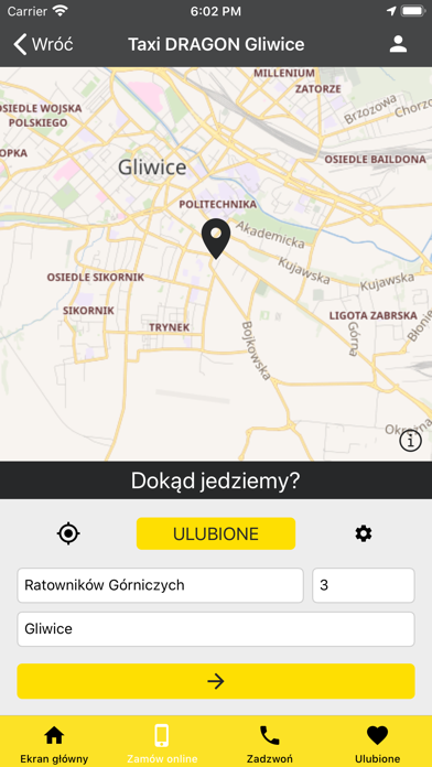 Taxi DRAGON Gliwice screenshot 4