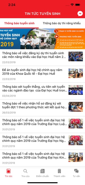 HUEUNI - Tuyển Sinh(圖2)-速報App