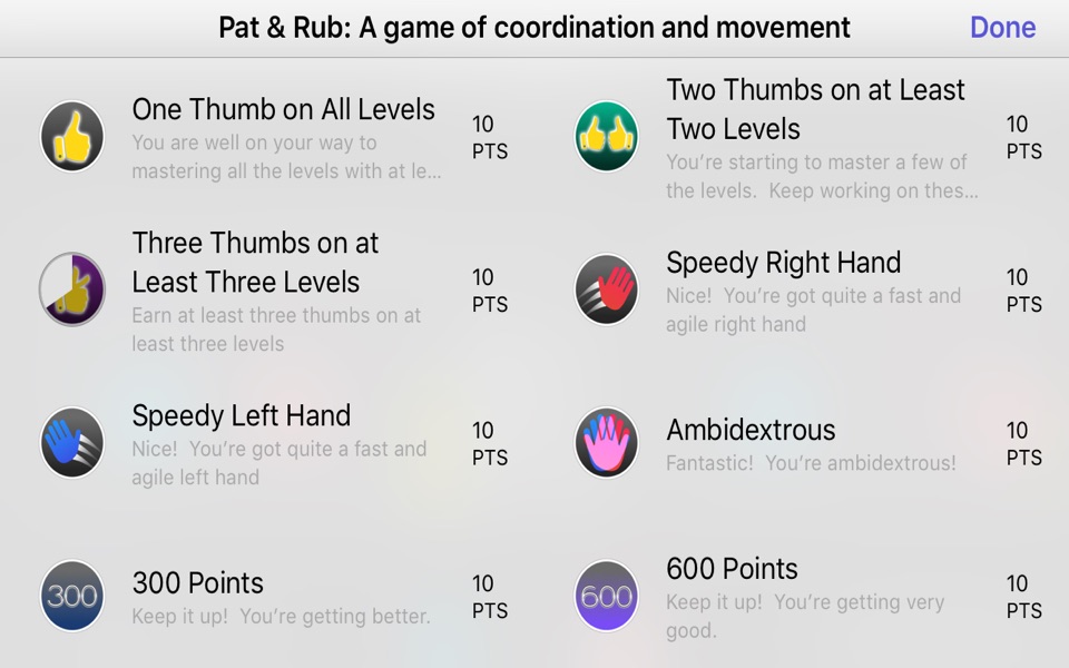 Pat & Rub: a coordination game screenshot 4