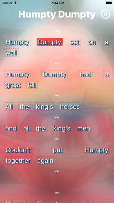 Your first poem: Humpty Dumpty screenshot 4