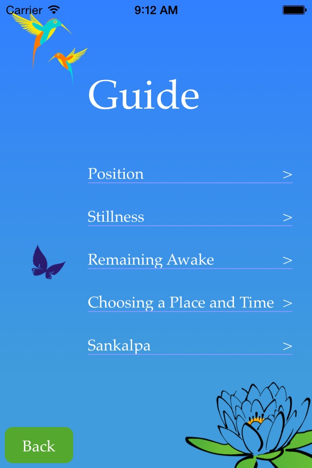 Yoga Nidra - Relaxation Lite screenshot 3