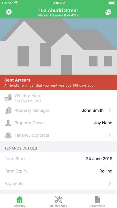 How to cancel & delete Re-Leased Tenant from iphone & ipad 1