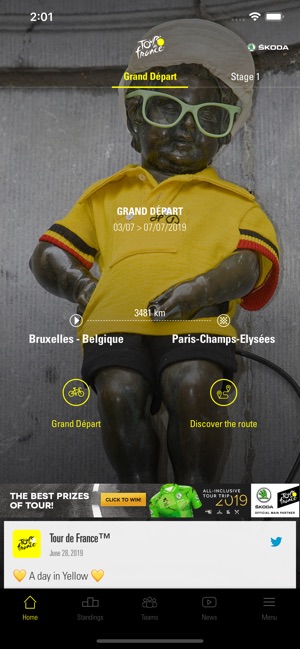 TDF 2019, presented by ŠKODA(圖1)-速報App