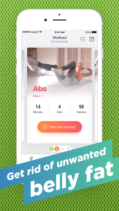 KeepFit - Home Workouts Screenshot 4