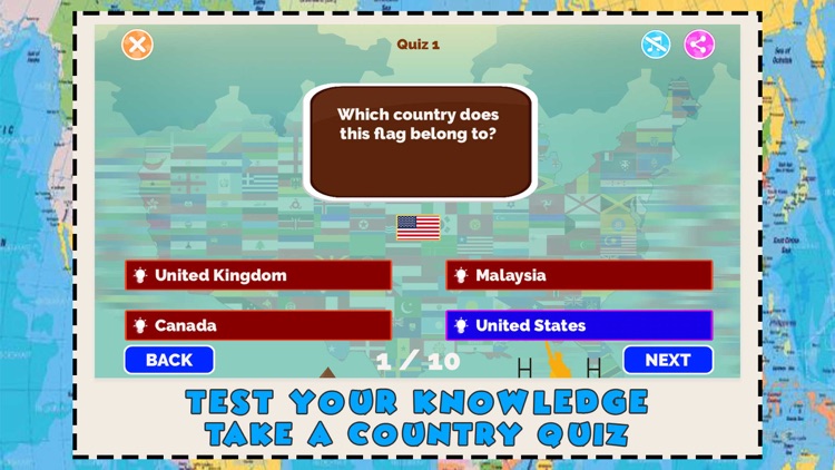 World Map Quiz Geography Games