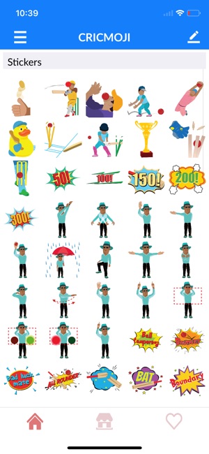 IPL Cricket Emoji Stickers